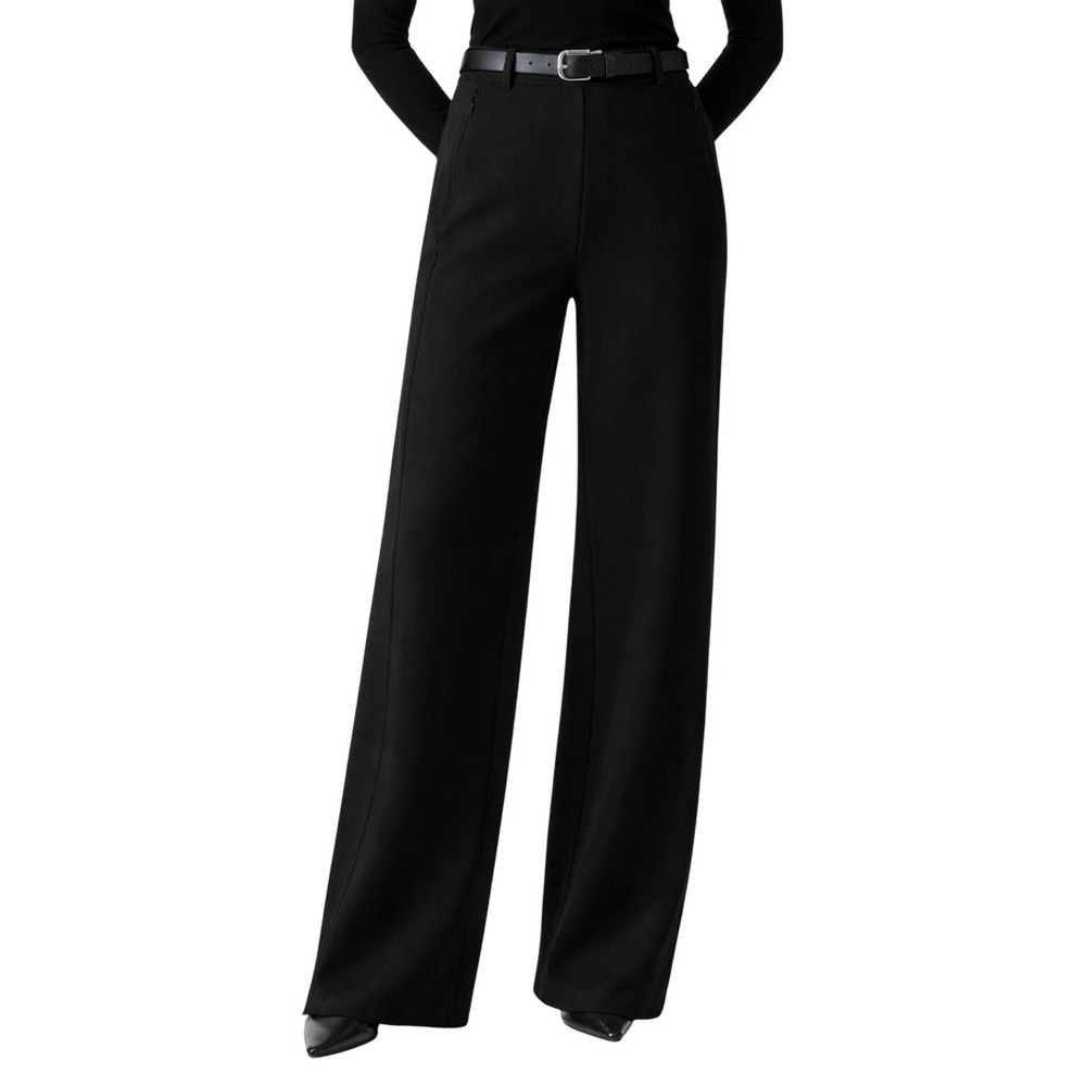 OGL High-Rise Black Wide Leg Trousers